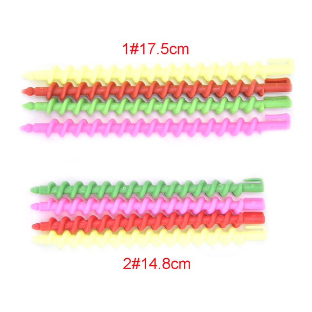 23Pcs Plastic Barber Hairdressing Spiral Hair Perm Rod Salon Tool DurablR'PH 23Pcs Plastic Barber Hairdressing Spiral Hair Perm Rod Salon Tool DurablR'PH