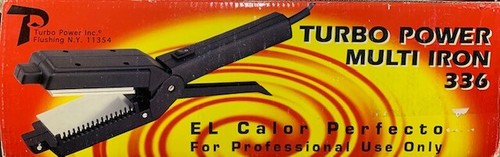 Ceramic Ion Multi Plates Iron Flat Iron 2.25” #336 Turbo Power Made In Italy - Picture 3 of 7