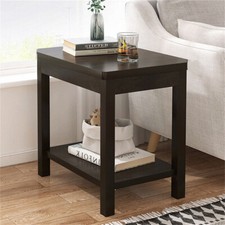 Thicken Wood Coffee Table Sofa End Display Desk Corner Bedside Chair Nightstand