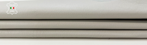 LIGHT GREY ROUGH Italian Goatskin Goat leather hides Bookbinding 3sqf 0.8mm #C88 - Picture 1 of 7