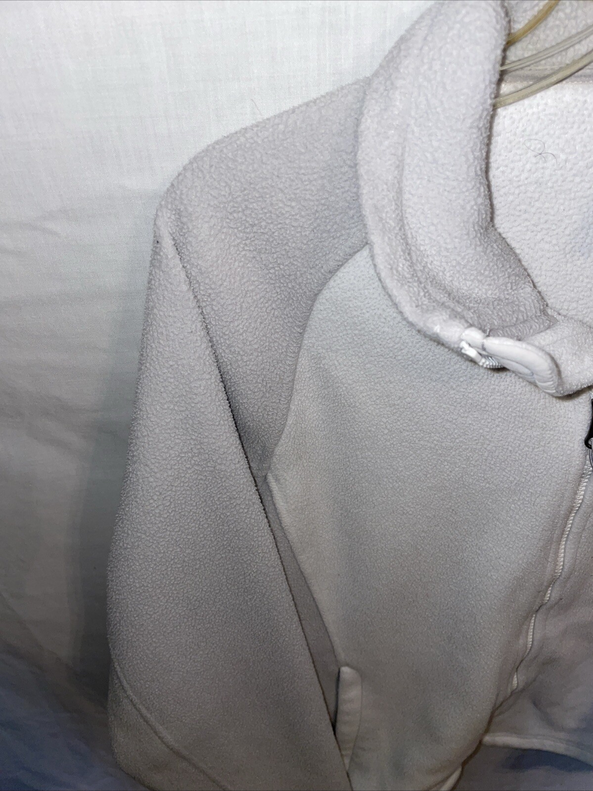 The North Face Full Zip Jacket Womens Sz Large Beige Athleisure Hiking Outdoors thumbnail 5