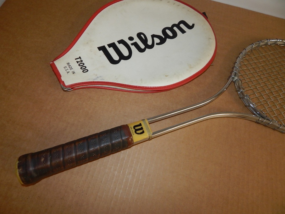 Vintage Wilson T2000 Retro Tennis Racket Racquet Steel Frame