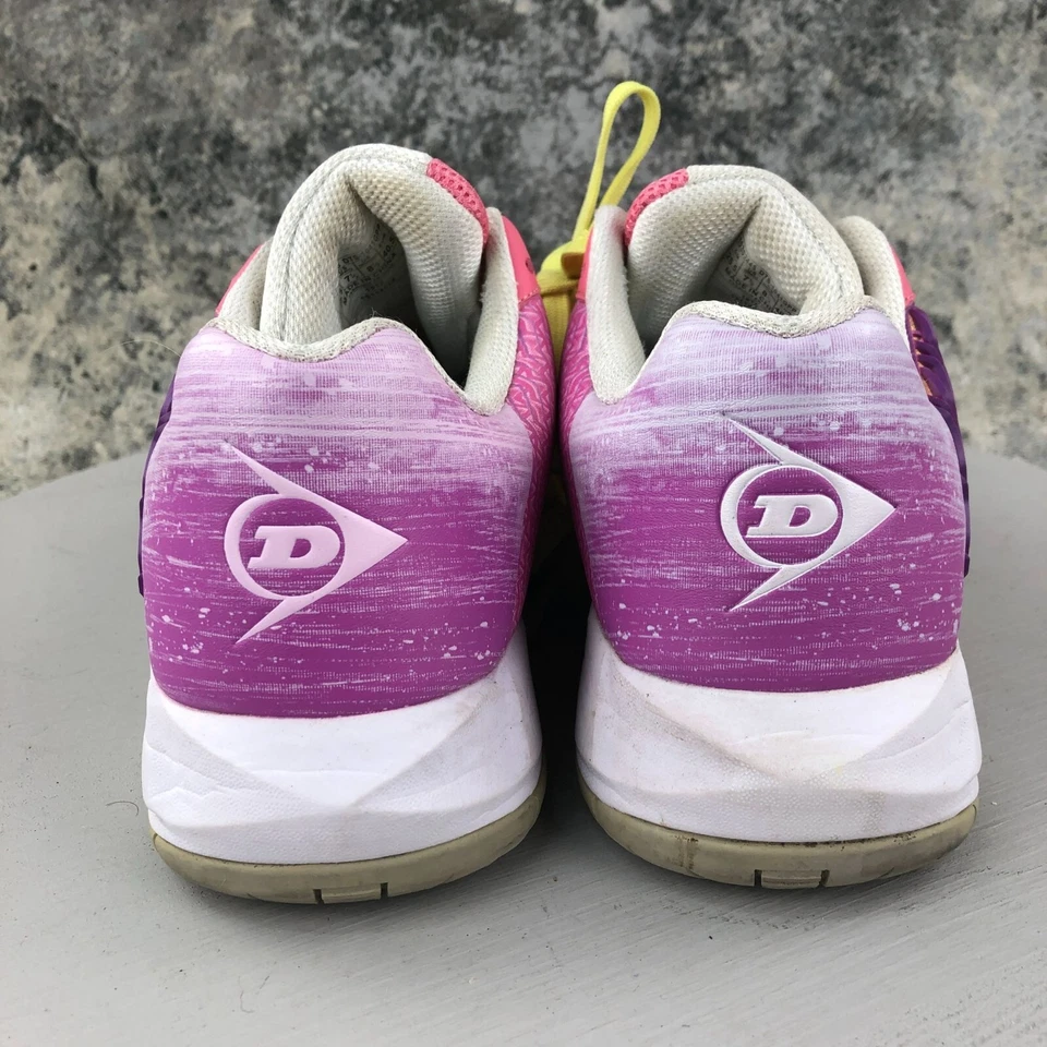 Zapatillas Dunlop Unisex 7.5M 8.5W Sports Activector Rosa Amarillo Púrpura Blanco Foto 4 de 4
