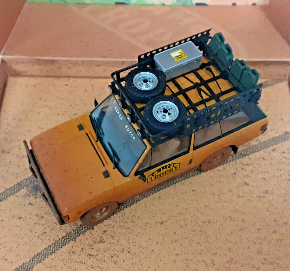 MODELLINO AUTO 1:43 ALMOST REAL RANGE ROVER CAMEL TROPHY 1982 DIECAST MODELLISMO - Immagine 4 di 4
