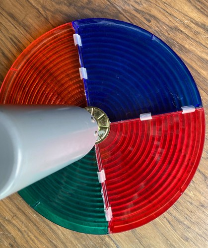 ALUMINUM CHRISTMAS TREE COLOR WHEEL LIGHT PENETRAY EVERGLEAM CORDED SWITCH VIDEO - Picture 7 of 9