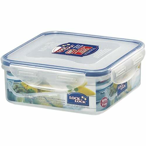 iSi Lock and Lock, contenitore quadrato da 1,2 L, colore: (u9E)