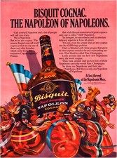 Anuncio impreso brandy Bisquit Napoleon C…