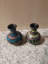 Deko Vasen klein 2 Stück verschiedene, 5 cm hoch 