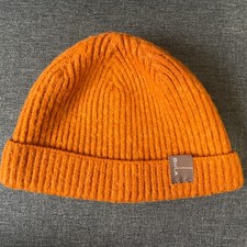 Bula Ski Snowboard Beanie Wool Acrylic Winter Hat Orange Brown