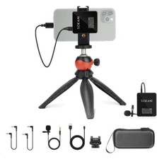 SOKANI Tiny Professional wireless microphone stystem with Tripod. Brand New.