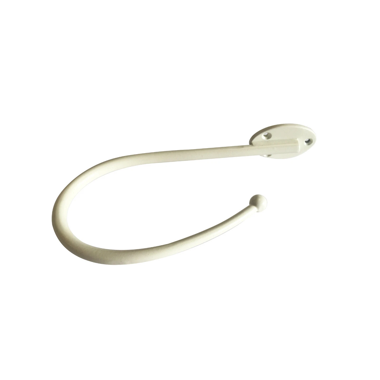 6 Curtain Holdbacks Cream Metal Hold Back Fabric Drape Ivory Material Holders