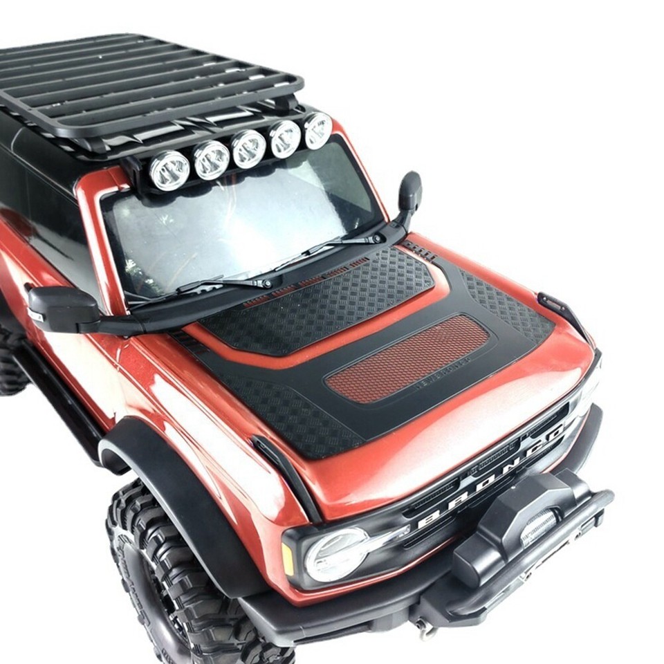 Metal Engine Hood Decorative Sheet Hood Metal Sticker for TRX4 92076