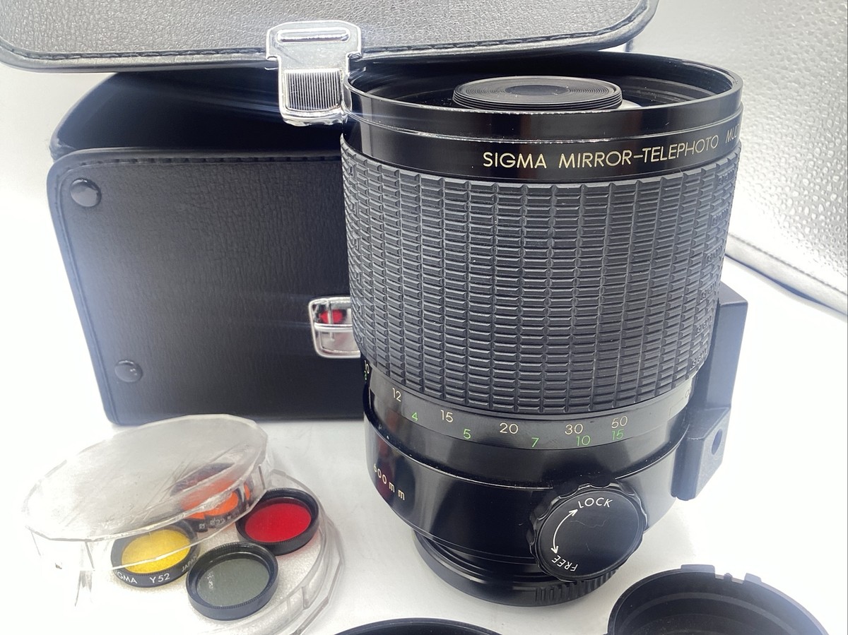 SIGMA 1:8 f=600 mm 35 mm Japan Lens Camera Photography Color Disc