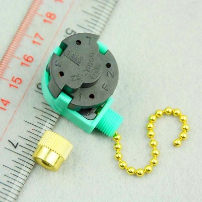 S.326/ WENZEL ②/ ウェンゼル For ZING EAR ZE-268S6 Pull Chain Switch 4Wire 3 Speed