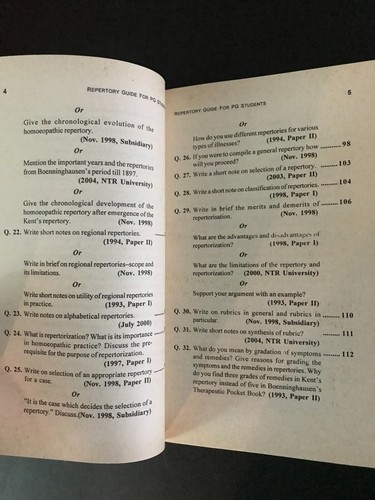 Sure Shot Repertory Guide for PG Students by Kumar G.S.R. PB New - Picture 5 of 6