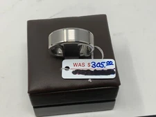 TRITON MEN'S 8MM TUNGSTEN CARBIDE WEDDING BAND RING Size 10 Retail $305