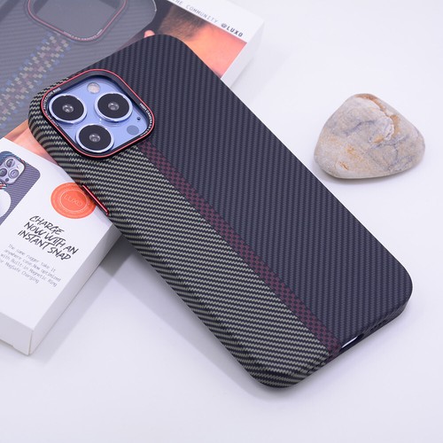 For iPhone 15 Pro Max 14 13 12 Luxury Carbon Fibre Texture Magsafe Phone Case - Zdjęcie 16 z 19