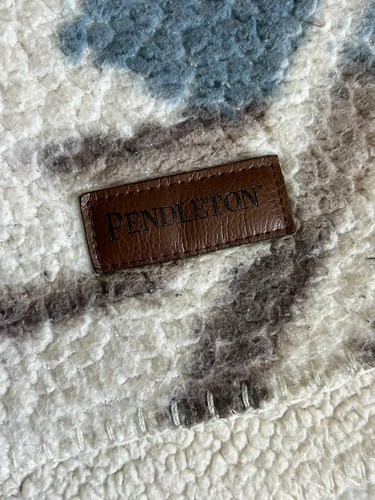 Pendleton Home Collection White Sand Multi Sherpa Fleece Blanket KING PRICE CUT! - Picture 7 of 7