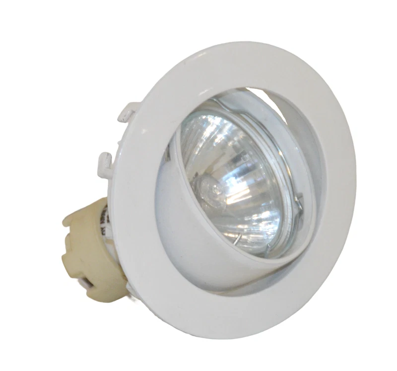 Faretto Incasso CHIP50 Oscillante Bianco per Lampada GU10 Nuova Mizar 8269/16, fotografia 7 di 7