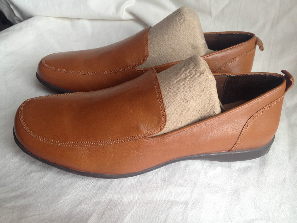 Mr. Cat Brazillian Leather Dress Shoes, Men’s 10, Light Brown Mr Cat Leather Shoes Loafers 8N Authentic Comfort Driving  main image 3