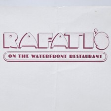1988 Reza Rafati's On The Waterfront Restaurant Menu World Trade Center Portland