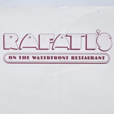 1988 Reza Rafati's On The Waterfront Restaurant Menu World Trade Center Portland