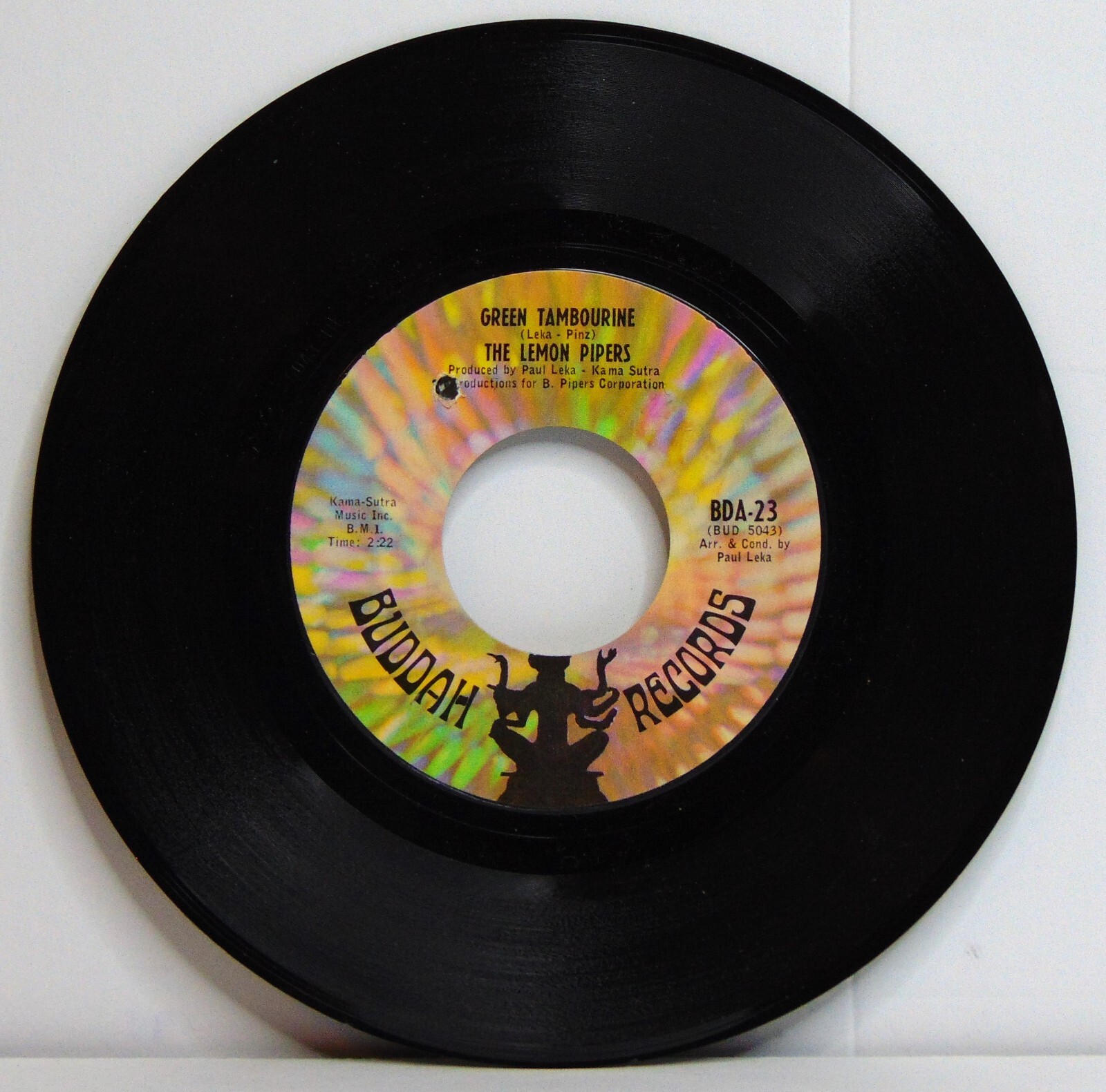 Lemon Pipers Green Tambourine 1967 Buddah Records BDA23 7" 45