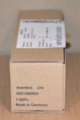 Aventics/Rexroth 0821300901 Absperrventil NEU OVP