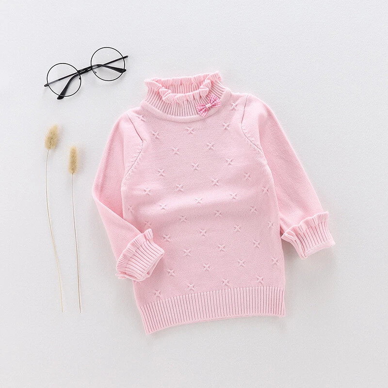 Girl Top Autumn Long Sleeve Sweater Winter School Casual Thick