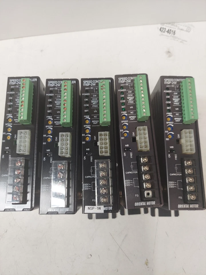 Controlador de velocidad de motor oriental MSP-2W AC 200/230V 50Hz 1,4 parece sin usar 6 disponibles Foto 2 de 4