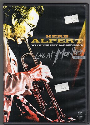 DVD HERB ALPERT mit der Jeff Lorber Band LIVE AT MONTRENX 1996