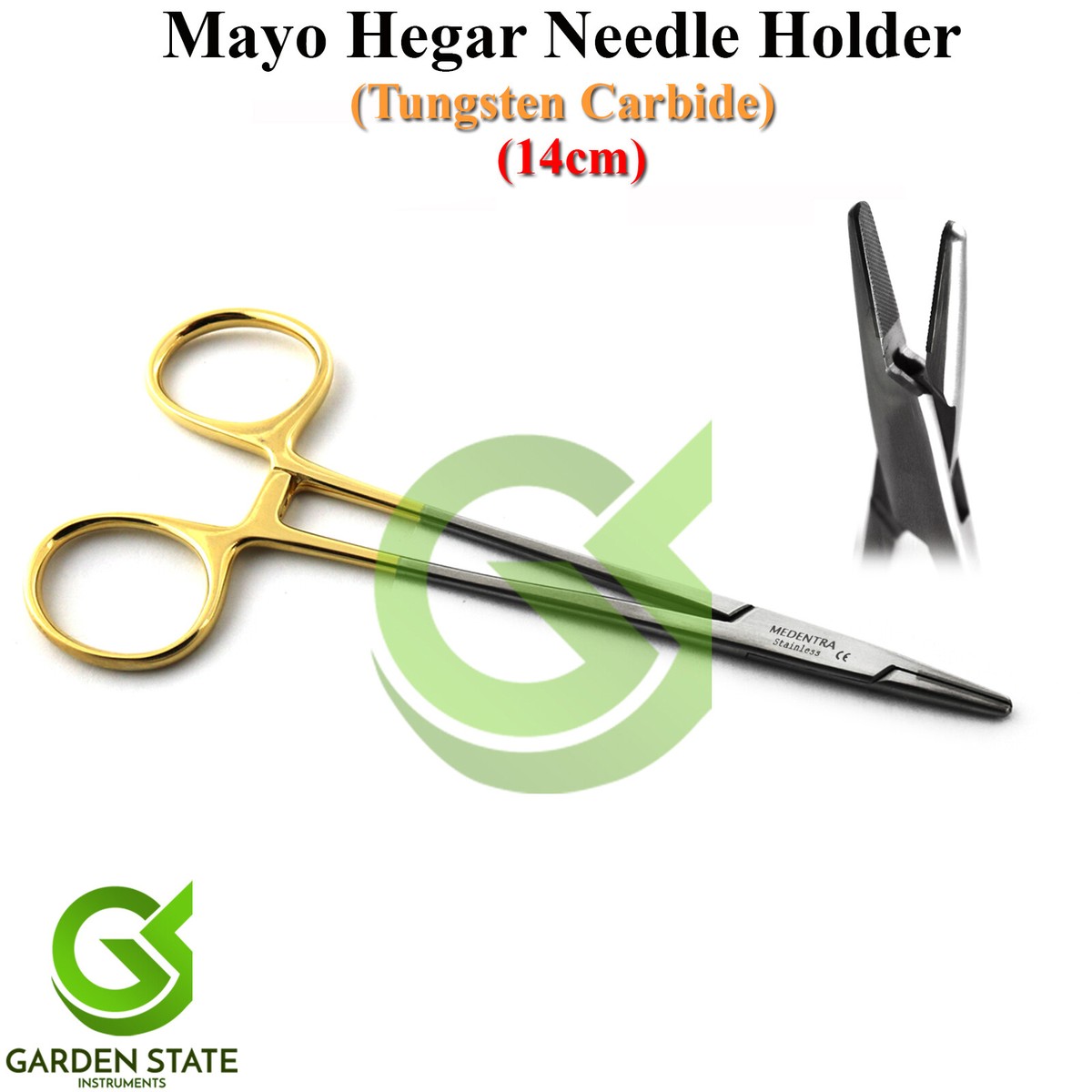 4 Type Dental Locking Needle Holder Surgical Suture Piercing