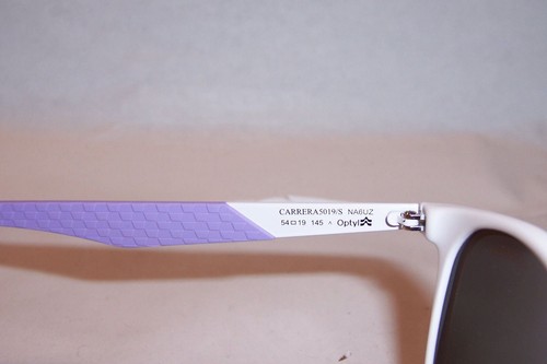 NUEVAS GAFAS DE SOL Carrera 5019/S NA6-UZ BLANCO LILA/ROJO ESPEJO AUTÉNTICO - Imagen 7 de 8