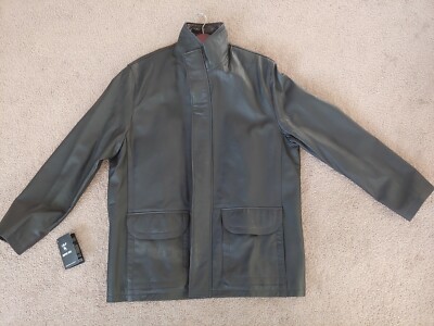 New Imper Piel 100% Leather Mens Coat