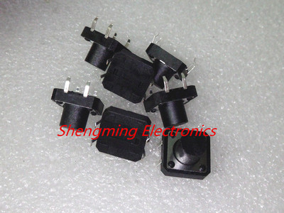 100PCS Momentary Tactile Push Button Switch Tact Switch 12X12X9mm DIP-4
