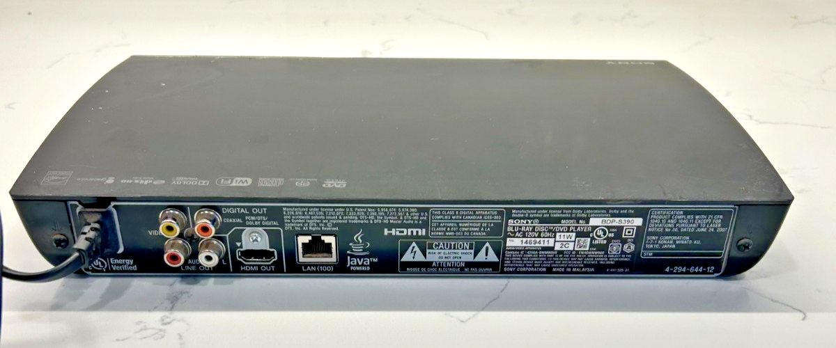 Buy Sony BDP-S390 Blu-Ray Player online | eBay