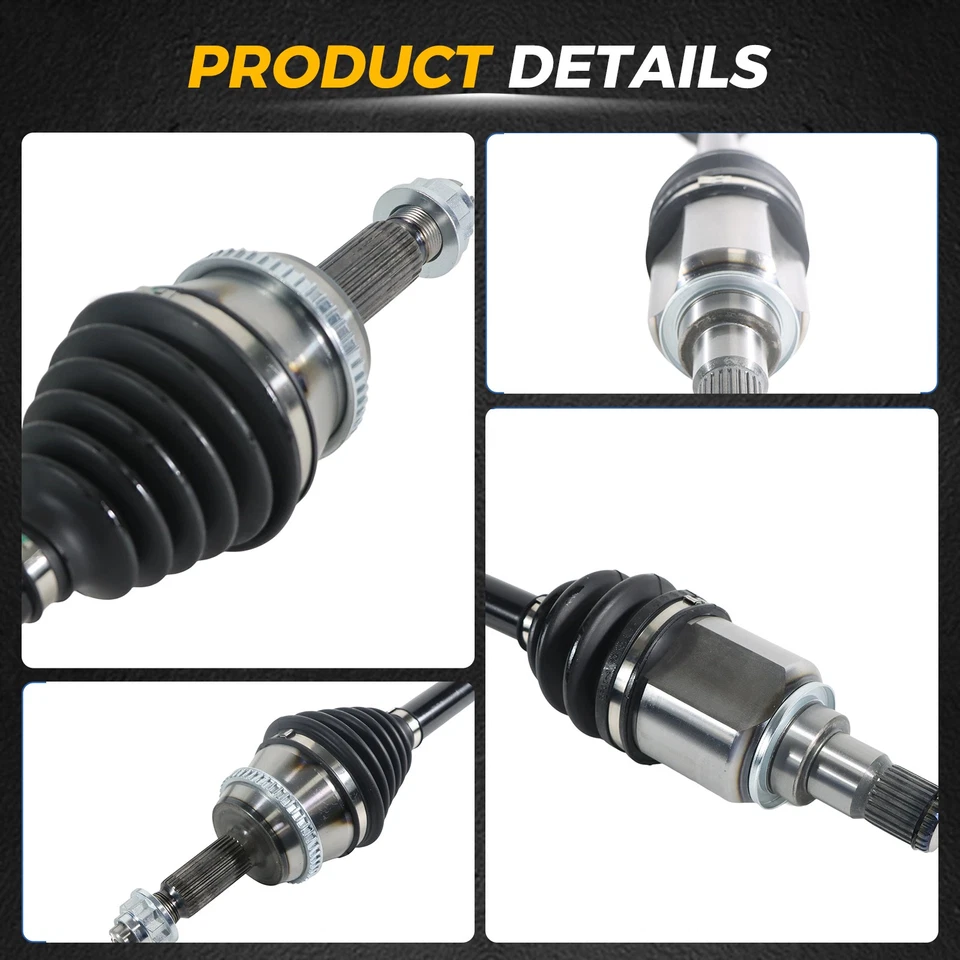 Juego de 2 conjuntos de eje delantero CV para Toyota Solara 2004 2005 2006 2007 2008 Foto 3 de 4