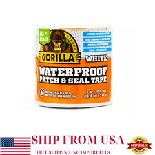 10 ft. Waterproof Patch and Seal Tape White