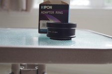 Kipon Contax/Yashica mount to Sony E mount adapter.