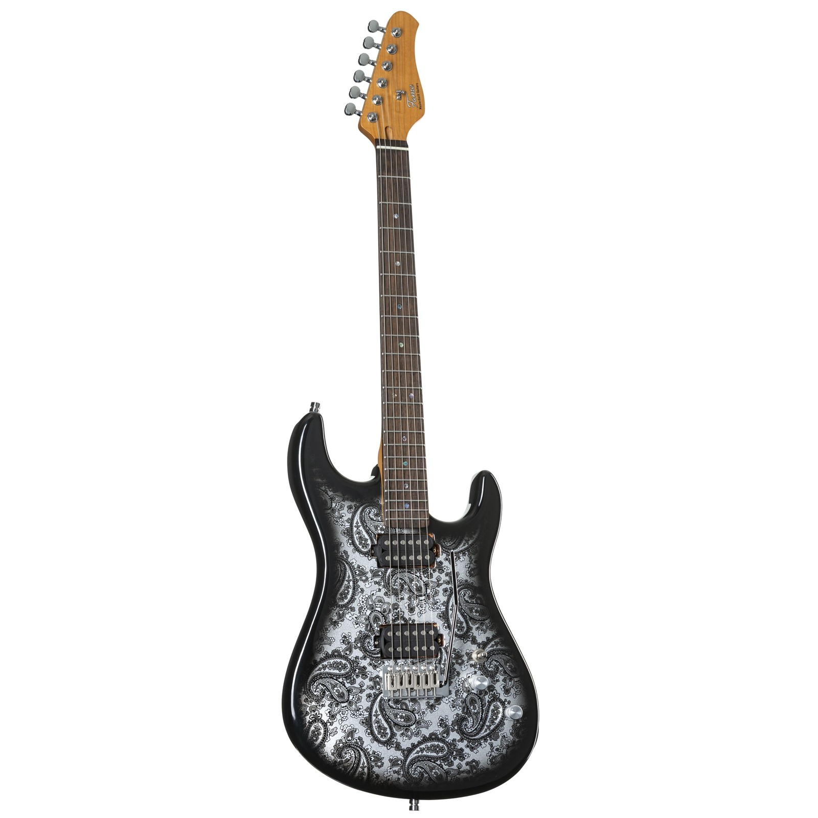 Fame Custom ST RW Black Paisley - E-Gitarre 125590₽