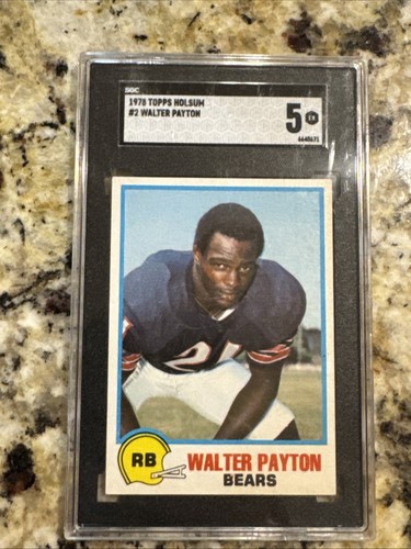 Walter Payton #2 1978 Topps Holsum card