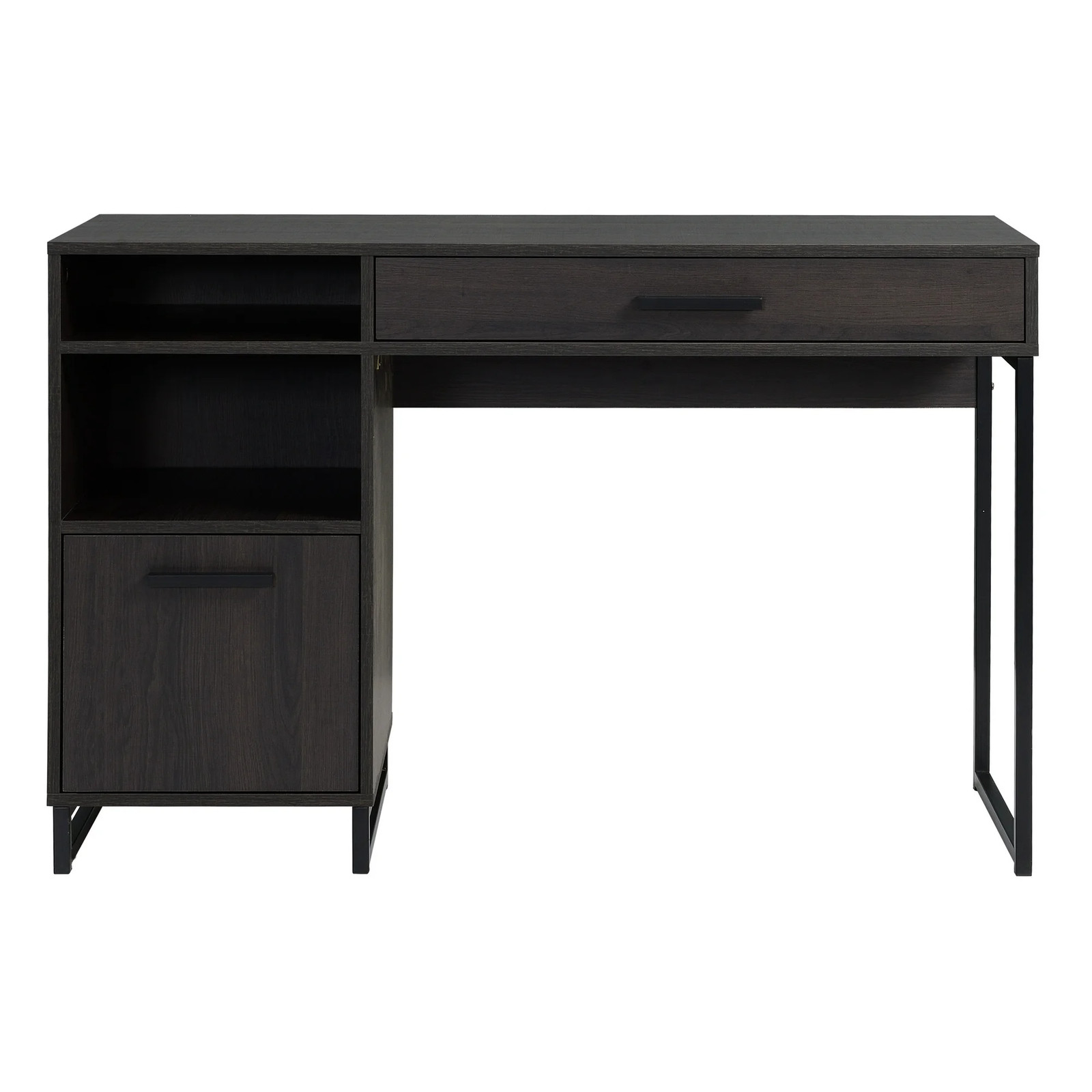 Mainstays 651879466 Wood - Metal Writing Desk with 1 Drawer and 1 Door for Teens 23790₽