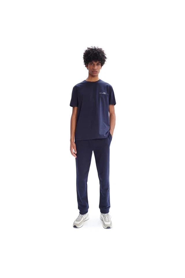 A.P.C. - Men - T Shirt - Navy - Logo - L - Designer - Paris - Brand New w/ Tags - Image 3 of 4