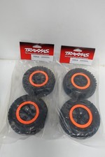 Traxxas 5864 Tires Wheels Black/Orange 4-Pieces
