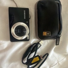 Samsung DualView TL205 12.2 MP Digital Camera Black Untested