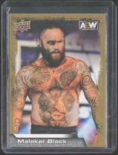 Malakai Black #51 Gold 2022 Upper Deck AEW *HOT*