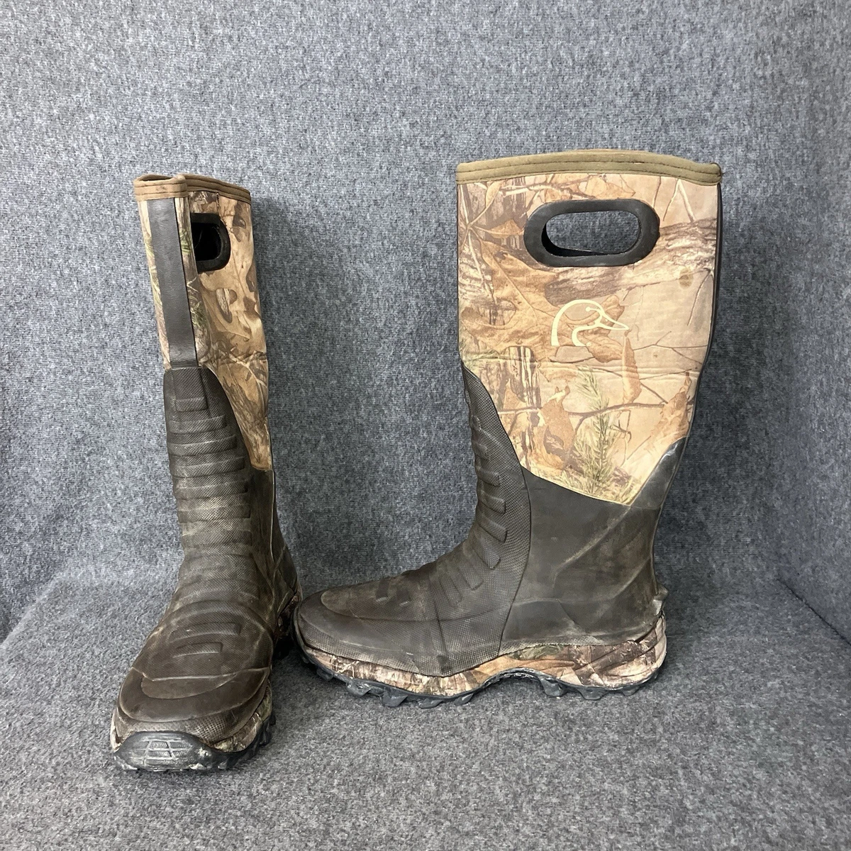 Ducks Unlimited Camo Rubber Hunting Boots Waterproof 1000g 3M Thinsulate Size 7 Ducks Unlimited Shoes for Men for sale | eBay main image 3
