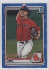 2020 Bowman Chrome Prospects Blue Refractor 77/150 Noah Song #BCP-161 0c6