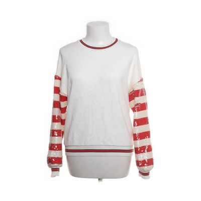 Kocca Jeans, Sweatshirt, Größe: XS, Weiß/Rot, Baumwolle/Polyester, Print #hGj