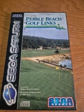 Sega Saturn - Pebble Beach Golf Links, Box, Disc and Mannual - UNTESTED